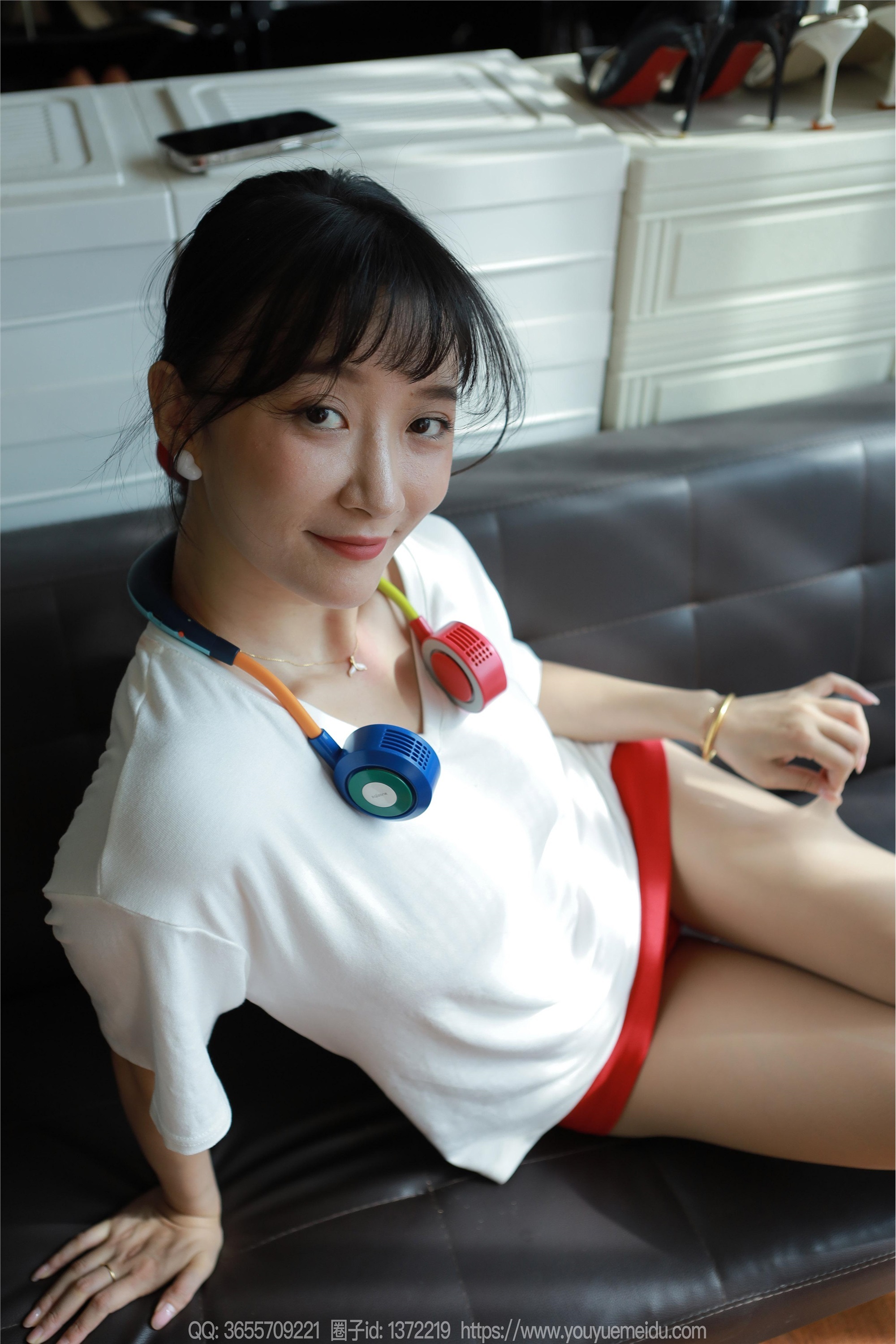 IESS异思趣向  2024.08.20 丝享家 1826 秋秋《白T红裙》